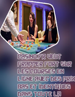 Courses en ligne chez casino